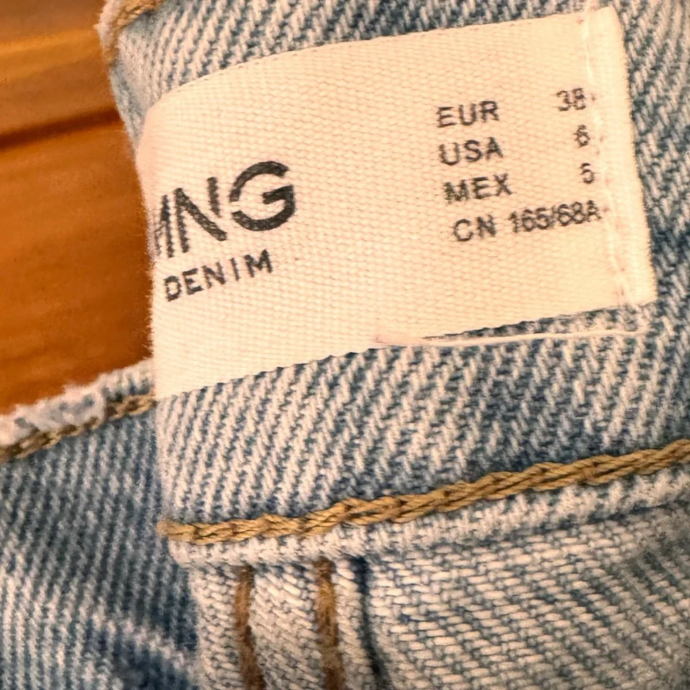 Mango Straight Leg High Waist Denim - Picture 7 of 9
